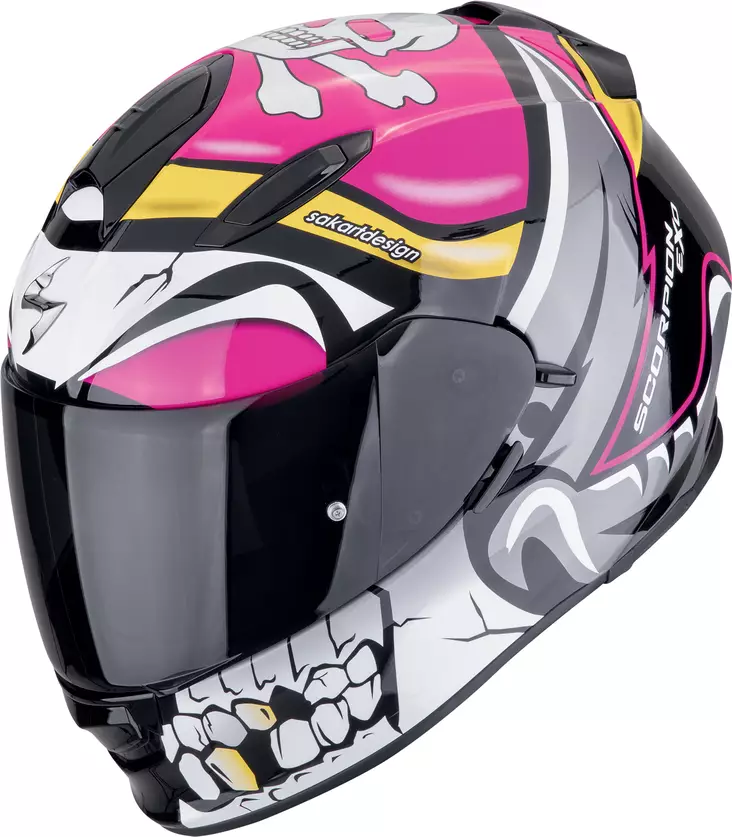 SCORPION EXO-491 PIRATE Pink - Skoterhjälmar - D526332 - 1