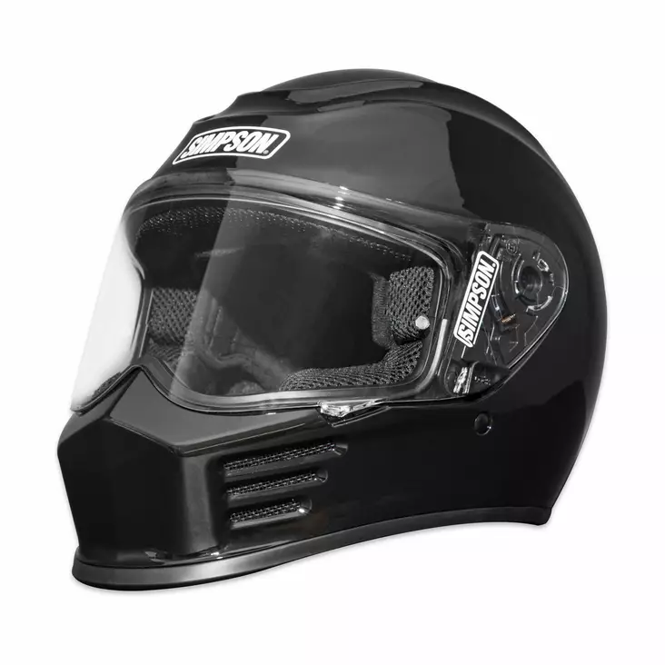 SIMPSON Hjälm Speed 06 solid black - Skoterhjälmar - D471602 - 1