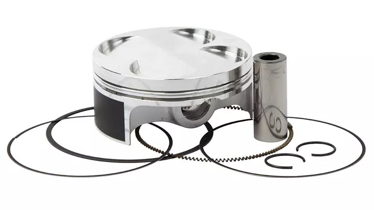 Vertex Piston kit KA KX250F Compr 12.6:1 2004-05 76.98mm - Kolvar - D458572 - 1