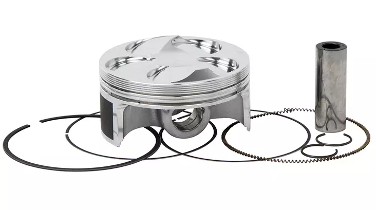 Vertex Piston kit YA YZ250F Compr 13.9:1 - 2 RINGS 2008-13 76.95mm - Kolvar - D459252 - 1