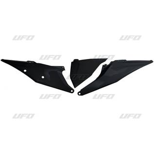 UFO Sidopanel + luftfilterlock vä, KTM125-525 SX/SXF 19-22 EXC/EXC-F 20-23 Svart - Sidopanel - D259763 - 1