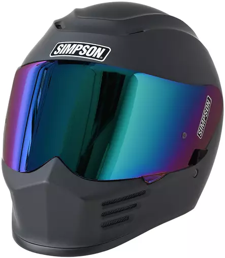 SIMPSON Hjälm Speed 06 solid matt black - Skoterhjälmar - D471603 - 1