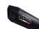 GPR Yamaha Ybr 125 i.e. 2005/16 EC-Approv. full line exhaust Furore Nero - Komplett avgassystem - D407733 - 4
