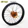 Haan wheel SX65 FRONT 02-24 17-1,40 BLACK RIM/ORANGE HUB - Kompletta hjul - D370033 - 1