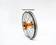 Haan wheel SX&SXF&EXC MODELS 17-3,50 SILVER RIM/ORANGE HUB - Kompletta hjul - D104113 - 1