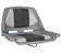 OS FISHERMANS SEAT FOLDING PADDED GREY/CHARCOAL - Bord & Stolar - D130683 - 1