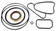 Orbitrade Packningsats nedre till SX-A - Motordelar Inombordare - D196993 - 1