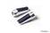 Puig Footpegs Racing+Rubber Rig/Left C/Silver - Fotpinnar - D184393 - 1