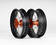 Sixty5 KTM Supermoto Svart/Orange fälgset 3.5-17/5.0-17 - Kompletta hjul - D431133 - 5
