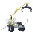 ATV Griplastarvagn 450-II med drivning ,vinsch och bom styrning - Vagnar (timmer, gårdsvagnar) - D371033 - 3