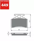 GOLDFREN Bromsbelägg 449 Ceramic Carbon AD - Bromsbelägg - D510813 - 1