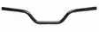 ODI Handlebar V-Twin/Moto "HART-LUCK" 1-1/8" to 1" Polished Black - Styren - D490303 - 1