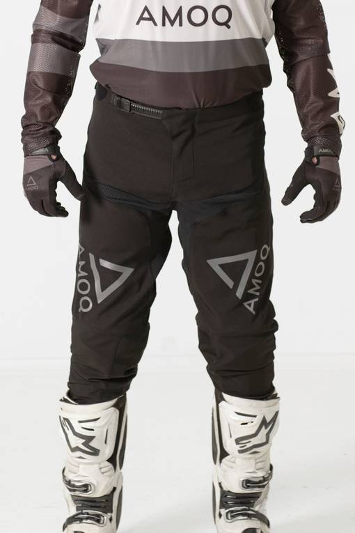 AMOQ Airline Stretch Crossbyxor Svart/Grå - Byxor Offroad - D426903 - 1