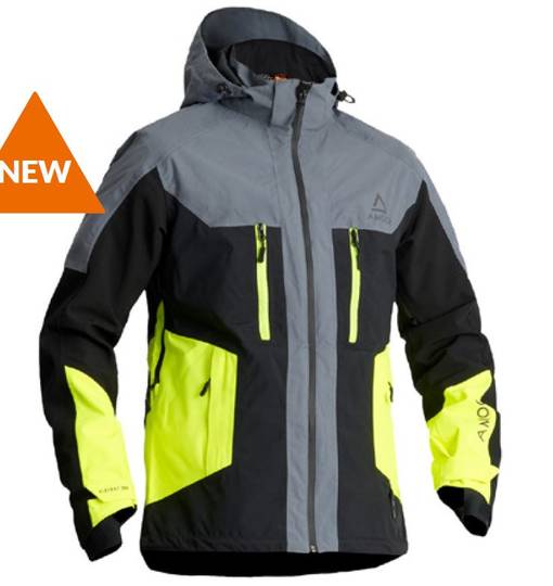 AMOQ Aspect Jacka Grå/Svart/HiVis - Skoterjackor - D425003 - 1
