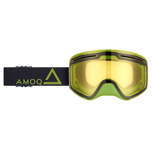 AMOQ Vision Vent+ Magnetic Goggles Black-Military Green - Yellow - Goggles - D456083 - 1