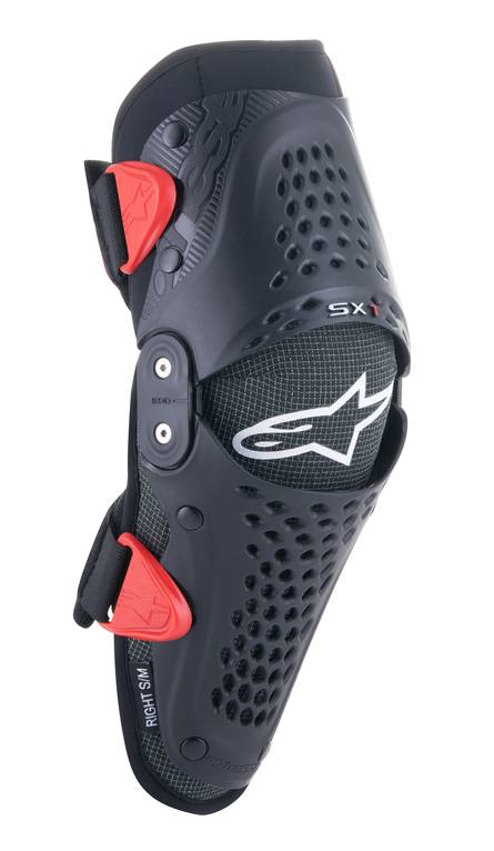 Alpinestars SX-1 Junior knäskydd Svart/Röd - Knä-, armbåg- & axelskydd - D422323 - 1