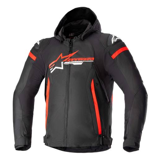 Alpinestars Textiljacka Zaca Vattentät Svart/Röd/Vit - Jackor Onroad - D423323 - 1