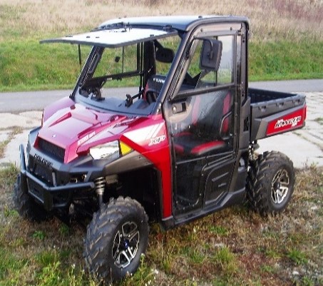 DFK Komplett värmehytt med torkare/spolning Polaris Ranger XP900/1000 Diesel 201 - Ram- & chassidelar - D418263 - 1