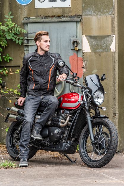 Grand Canyon Bikewear Textiljacka Malibu Svart/Grå/Orange - Jackor Onroad - D441643 - 1