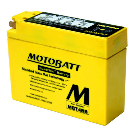Motobatt batteri, MBT4BB - Batteri & Laddning - D445913 - 1