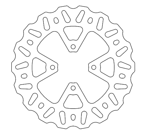 Moto-Master Nitro rear disc KTM: SX65 TC65 MC65 23-.. - Bromsskivor - D462373 - 1