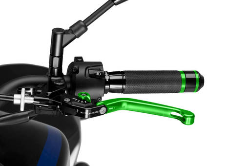 Puig Foldable Clutch Lever 3.0. C/Green Selector C/Gree - Broms- & Kopplingshandtag - D342043 - 1