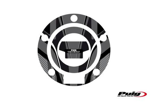 Puig Fuel Cap Cover Mod. Radical Yamaha C/Grey - Dekaler - D183303 - 1