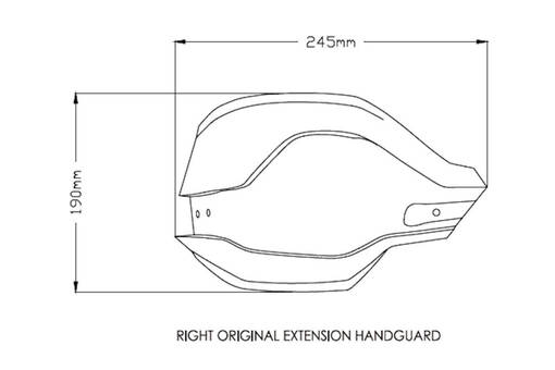 Puig Hand Guards Ext. Bmw R1200Gs/S1000Xr/F850Gs/750 - Handskydd - D342493 - 1