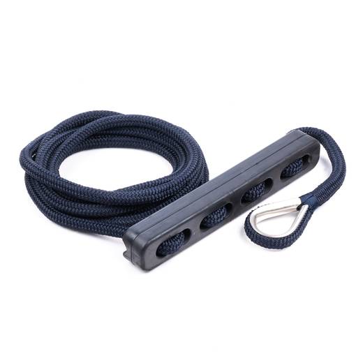 Qvarken Bryggförtöjning Dockline med ryckdämpare 16mm 4m navy - Docking - D405043 - 1