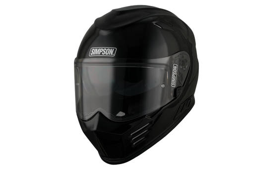 SIMPSON Hjälm Venom 06 solid gloss black - Skoterhjälmar - D471593 - 1