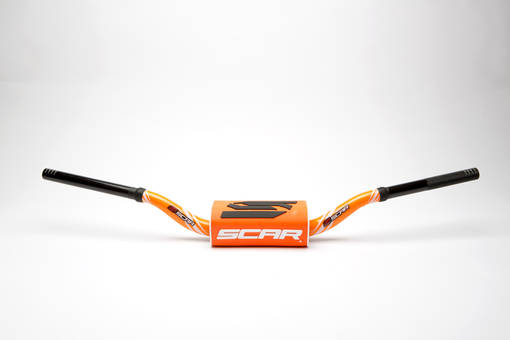 Scar Handlebar O² COLOR Ø28,6 (1 1/8”) - Villopoto/Stewart - ORANGE Bar - ORANGE - Styren - D461463 - 1