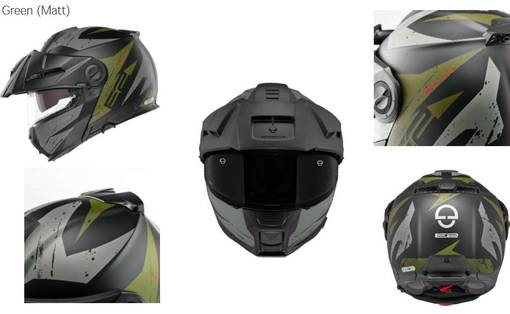 Schuberth Hjälm E2 Explorer Matt Grön - Skoterhjälmar - D440373 - 1