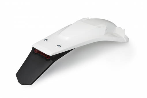 UFO Bakskärm Enduro LED HVA TE/FE 150-501 2017-19 Vit 041 - Stänk- & kedjeskydd - D386313 - 1