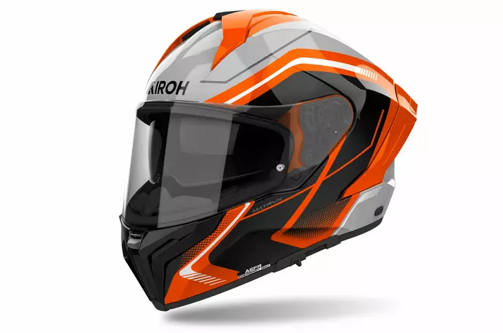 Airoh Hjälm Matryx Wide Orange glansig - Skoterhjälmar - D487083 - 1