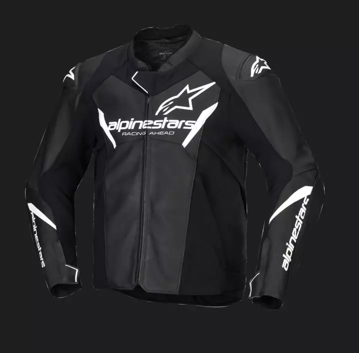 Alpinestars Skinnjacka Faster v3 Svart/Vit - Jackor Onroad - D477363 - 1
