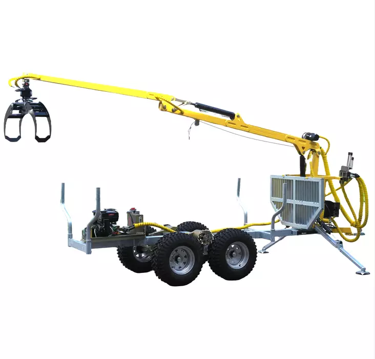 ATV Griplastarvagn 450-II med drivning ,vinsch och bom styrning - Vagnar (timmer, gårdsvagnar) - D371033 - 1