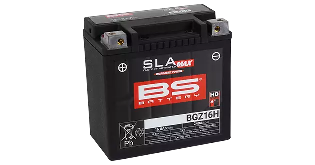 BS Battery BGZ16H (FA) SLA MAX - Sealed & Activated - Batteri & Laddning - D522373 - 1