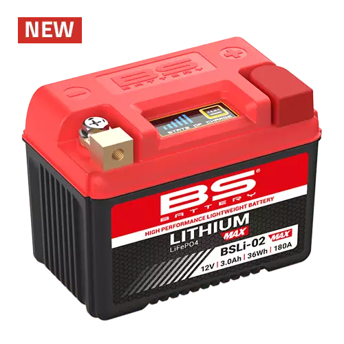BS Battery BSLI-02 MAX Lithiumbatteri - Batteri & Laddning - D502903 - 1