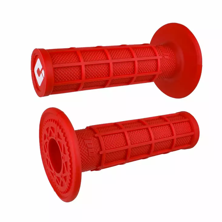 ODI Glue-On Grip Full-Waffle MX Single-Ply (Ruffian) Red - Handtag - D490243 - 1