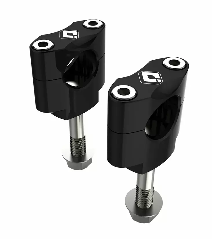 ODI MX BAR MOUNTS-OEM REPLACEMENT 7/8" (Drop-In Style) Shot Peened BLACK - Styrtillbehör - D490353 - 1