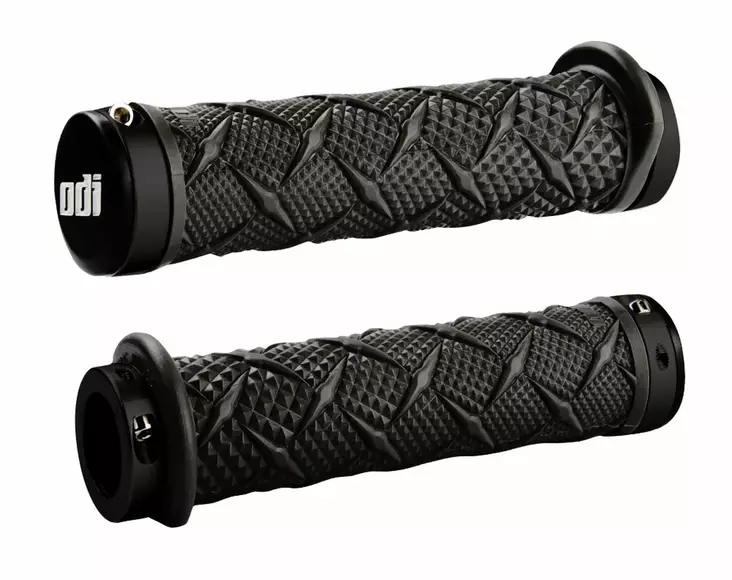 ODI WATERCRAFT DUAL LOCK-ON GRIPS X-Treme 130mm: Small Flange Black w/Black Clam - Handtag - D490413 - 1