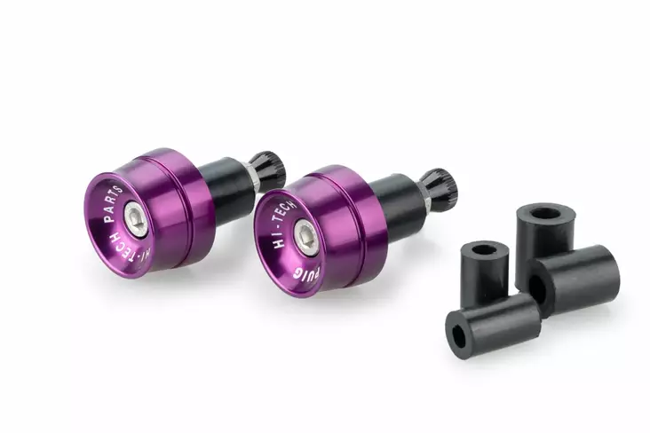 Puig Bar End Aluminum Mod.Speed Universal C/Purple - Styrtillbehör - D504183 - 1