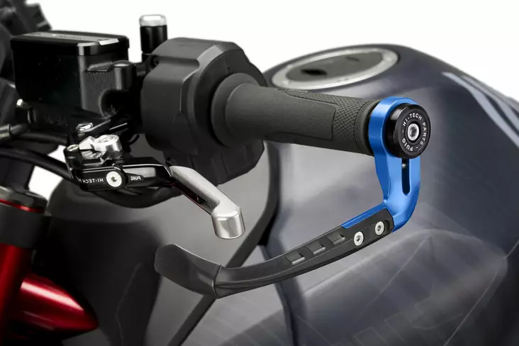 Puig Protector Clutch Lever Raw C/Blue - Handskydd - D491233 - 1