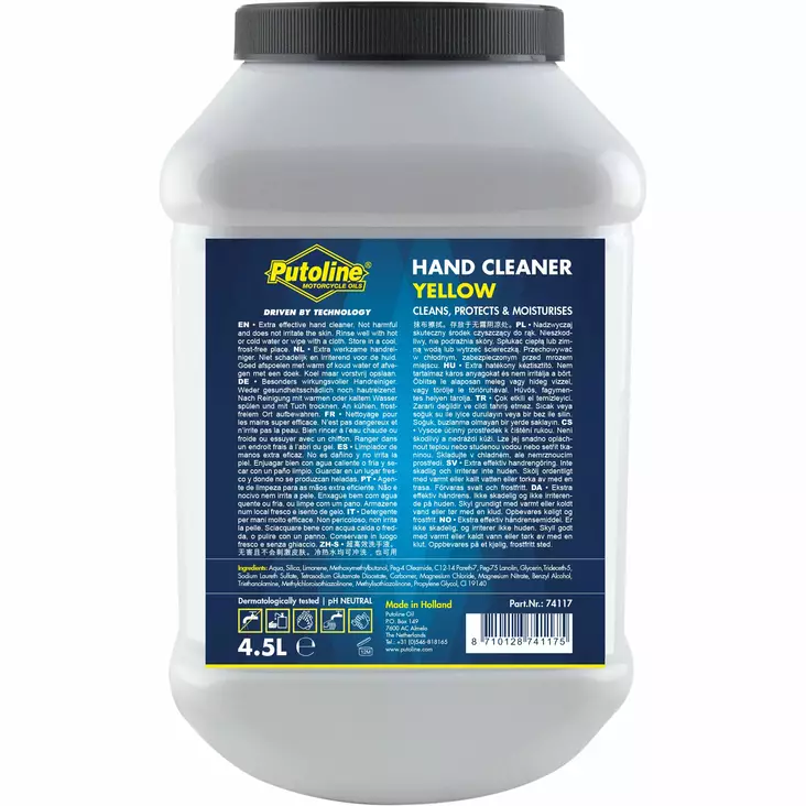 Putoline Hand Cleaner Yellow- 4,5L (4) - Tvätt- & rengöringsmedel - D526873 - 1