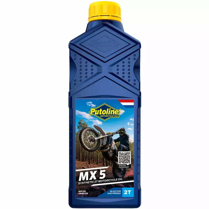 Putoline MX5- 1L (12) - Tvåtaktsolja - D526773 - 1