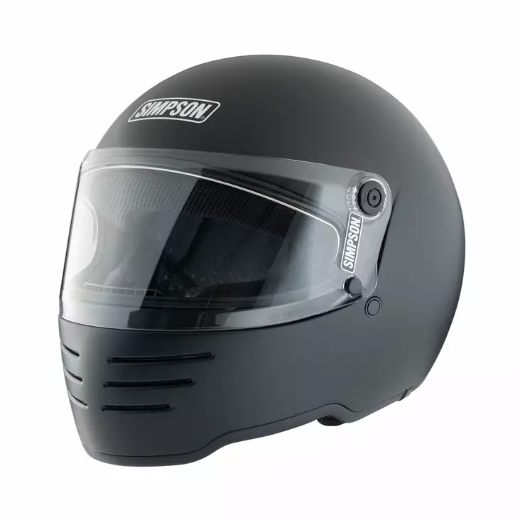 SIMPSON Hjälm M62 Solid Matt Svart - Skoterhjälmar - D516313 - 1
