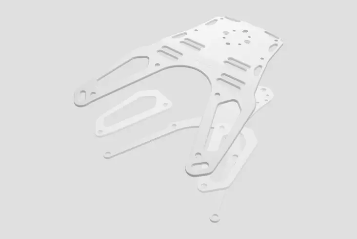Yakk EXP Luggage rack Husqvarna 701 Enduro/Supermoto (16-25) white - Monteringssatser - D527933 - 1