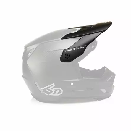 6D Helmet ATR-3 Visor Solid Matte Black - Tillbehör & Reservdelar - D529934 - 1