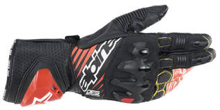 Alpinestars Handske GP-Tech v2 Svart/Vit/Röd fluo - Handskar Onroad - D380744 - 1