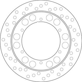 GOLDFREN Bromsskiva yd282 hd150 id132 t5 1/4 - Bromsskivor - D26634 - 1